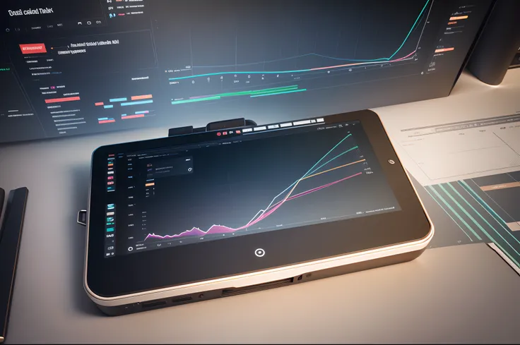 Engaging 3D visualization featuring compelling graphs