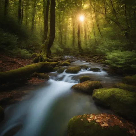 In a realm of enchantment and medieval splendor, there lay a forest of extraordinary beauty. Bathed in the soft, golden light of the sun, the forest seemed like a place straight out of a fairy tale. The sunlight filtered through the dense canopy of ancient...