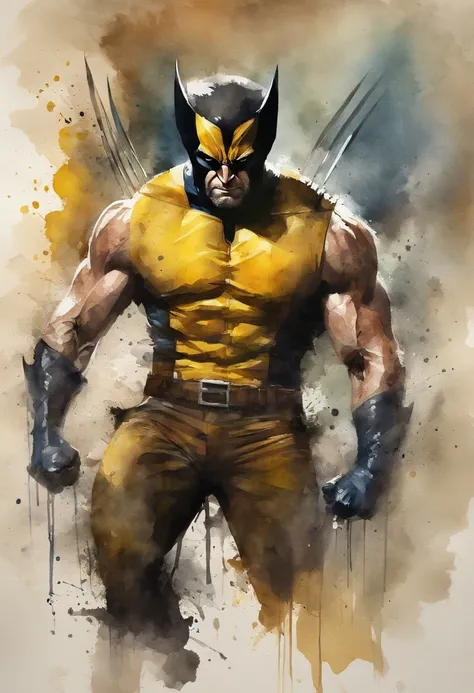 foto do wolverine da Marvel do lado de fora da cidade 17, chuvoso, rtx, octano, irreal