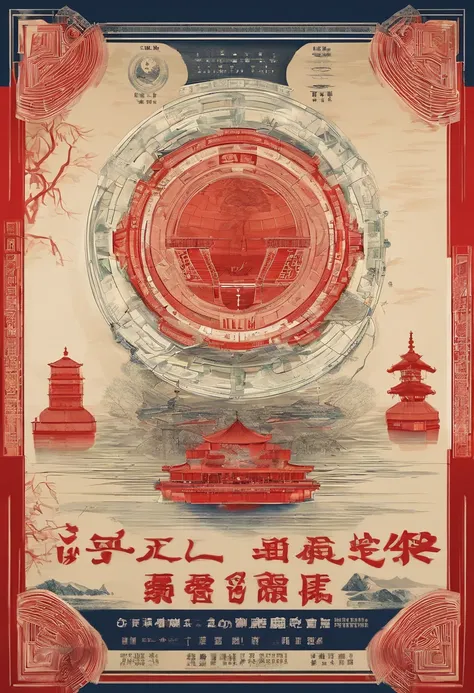 Xuzhou propaganda poster，museum，Han culture，sense of science and technology