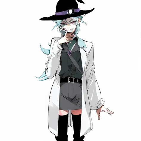 Anime characters in witch costumes and hats and cigarettes, 2 d anime style, Witch Girl, 2 D Anime, anime style character, full_Body!!, alchemist girl, 2D Styles, Anime Character, witch academia, anime moe art style, Full body!!, zerochan, mysterious girl,...