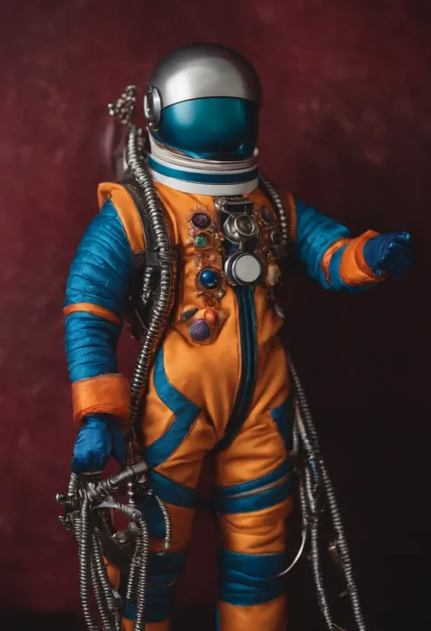 Spaceman doll, Scissors in hand,Fashionab