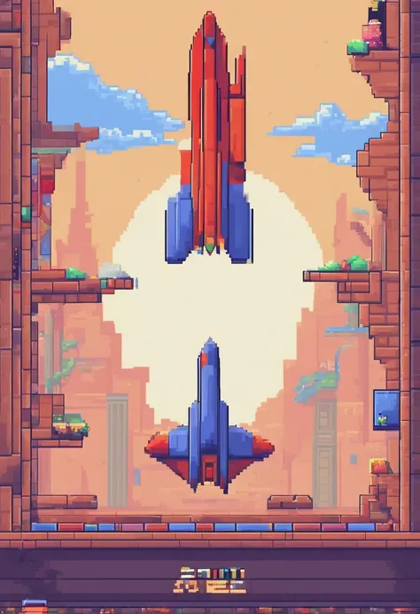 pixel art 4K wallpaper. Incredible pixel art. Pixel Art. Paper airplane