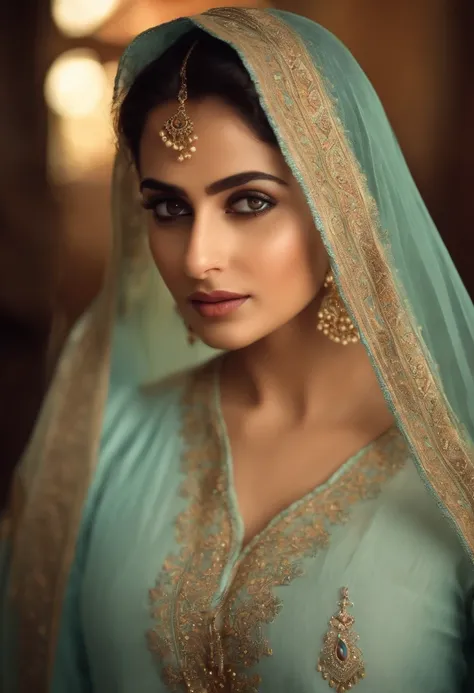 masterpiece, best quality,1girl,symbol-shaped pupils, pakistan girl with big ass in shalwar kameez revealing very sexy, realistic, (Perfect Face: 1.4), (photorealism: 1.3)