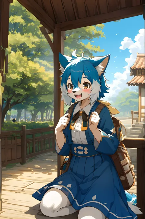 super high resolution, detailed background, World Heritage Site, 6+boys, 6+girls, Happy, joyful, absurdres(Photos of solo travelers)(kemono, furry anthro),