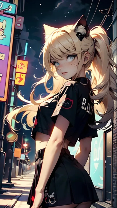 cute little cat loli,(((little loli, small tiny body, petite))), (((6 years old))),((anime little cat loli with extremely cute and beautiful blonde  hair walking down the street)),(((cat girl,anthro furry cute,cat-girl))),(((cat ears,cat ears on head,big c...