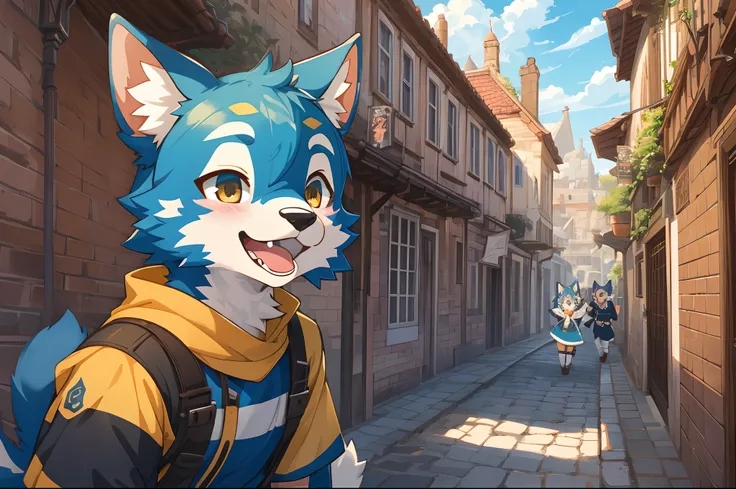 super high resolution, detailed background, World Heritage Site, 6+boys, 6+girls, Happy, joyful, absurdres(Photos of solo travelers)(kemono, furry anthro),