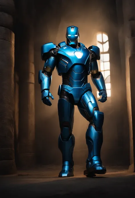 Blue Iron Man