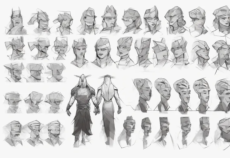 (comic art style), ink on paper, character turnaround sheet, medusa, gorgon, snakefolk, woman snake hybrid, lower body snake tail. full body portrait, masterpiece, craftsmanship nuance, color pieces, sketchbook, hand drawn, dark, gritty, realistic sketch, ...