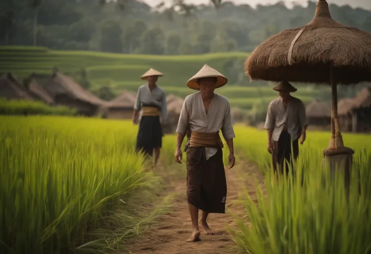 Learn ancient Thai in the middle of rice fields