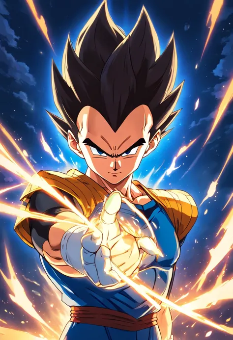 Vegeta usando um ((terno escuro)), Masculino, Dragon Ball Z