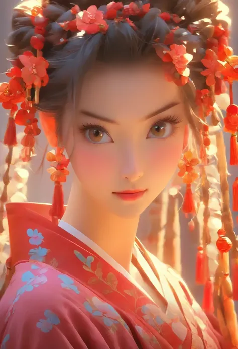 a beautiful young woman in a traditional chinese costume, in the style of salon kei, photo-realistic techniques, kinuko y. craft, 32k uhd, sonian, classical, historical genre scenes, serene faces --ar 69:128 --s 750 --v 5.2