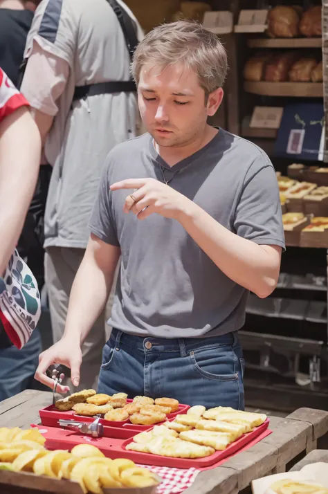 NathanLeserman, in a bustling Swiss market, stops to admire a watchmakers skillful hands. The artisans booth, filled with an array of Swiss watches, draws a crowd. Nathans summer ensemble, a striped tee and khaki shorts, mirrors the markets casual vibe. As...