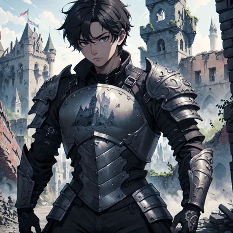 128K Resolution,
Ultra High Definition,
Best Quality,
Hyper Detailed,
Masterpiece,
Anime,
Body Shot,
1 Boy,
Handsome,
(((Hyper Detailed Black Short Hair))),
Hyper Detailed Black Eyes,
(((Hyper Detailed Armor Plates))),
(((Hyper Detailed Undershirt))),
(((H...