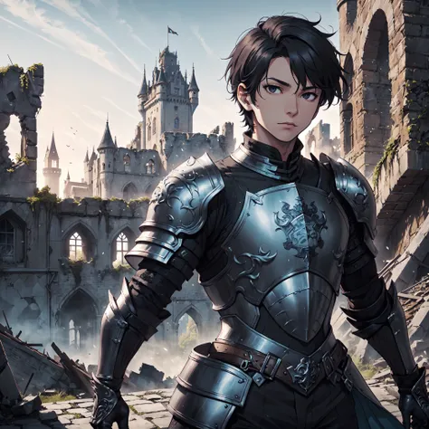 128K Resolution,
Ultra High Definition,
Best Quality,
Hyper Detailed,
Masterpiece,
Anime,
Body Shot,
1 Boy,
Handsome,
(((Hyper Detailed Black Short Hair))),
Hyper Detailed Black Eyes,
(((Hyper Detailed Armor Plates))),
(((Hyper Detailed Undershirt))),
(((H...