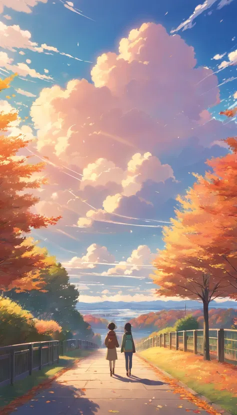 Autumn cloudscape