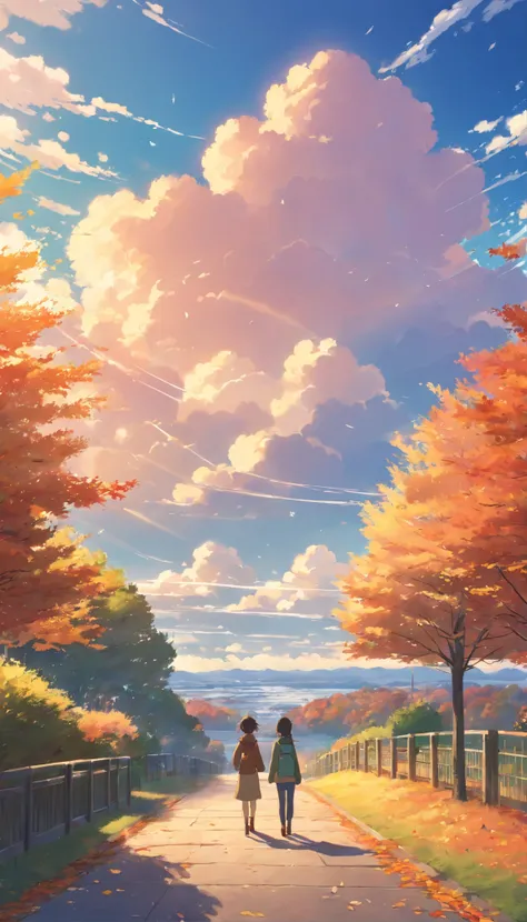 Autumn cloudscape