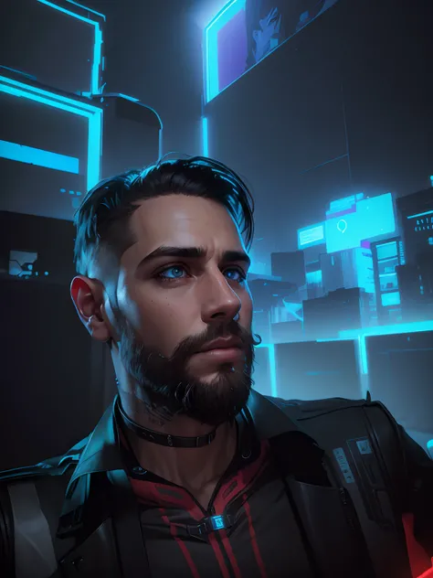 Change background cyberpunk handsome boy, realistic face, 8k, ultra realistic,