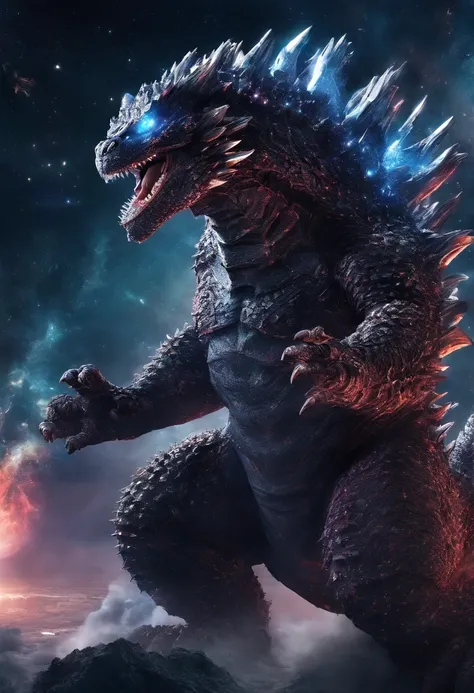 Godzilla，immensity，Spiny armor，salama，Delicate picture