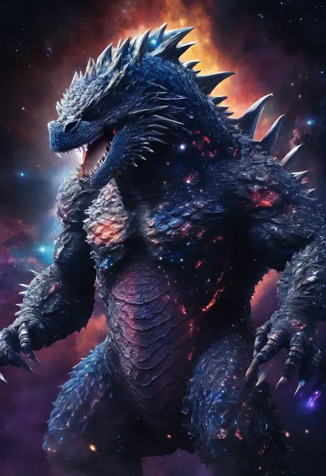 Godzilla，immensity，Spiny armor，salama，Delicate picture