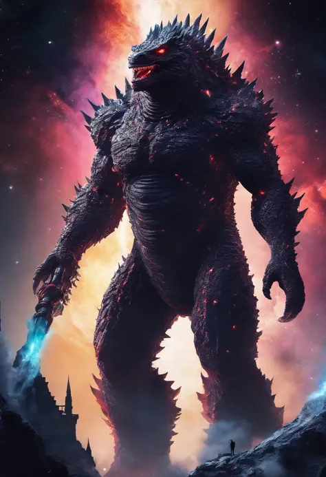 Godzilla，immensity，Spiny armor，salama，Delicate picture