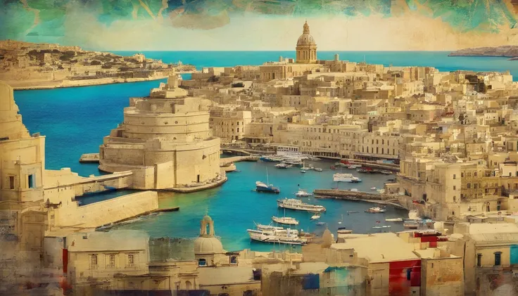 Republic of Malta,Valletta,Faraway view