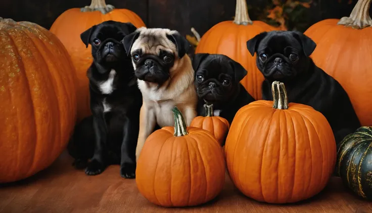 pug  pumpkin hybrid, macrp