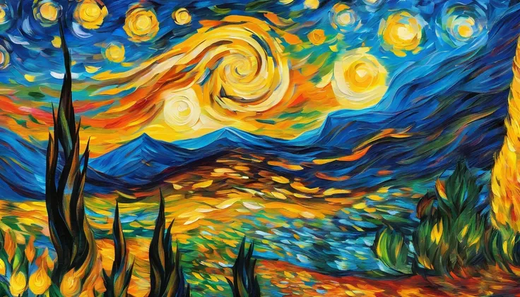 von gogh,starry nights