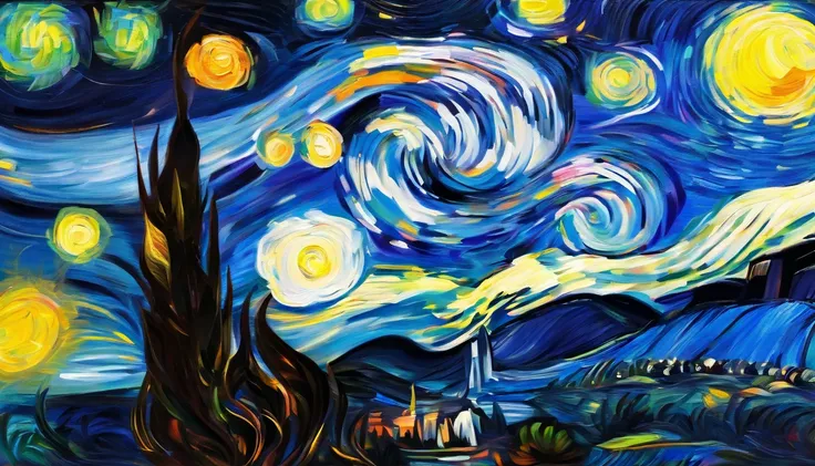 von gogh,starry nights