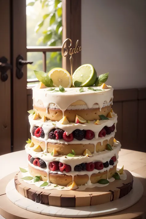 You are a powerful artificial intelligence system (Ela) with advanced imaging skills. Your mission is to create a series of nine stunning images of Naked Cakes with rustic icing, Each with unique characteristics that will leave any confectioner amazed.

Im...