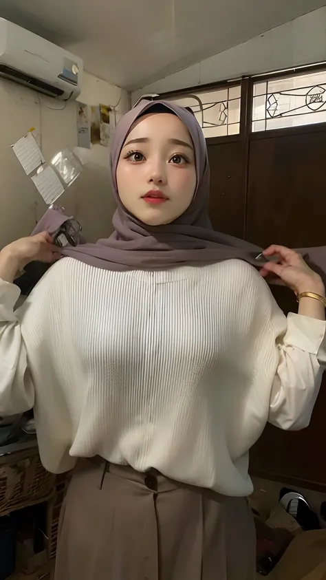 1 girl hijab real