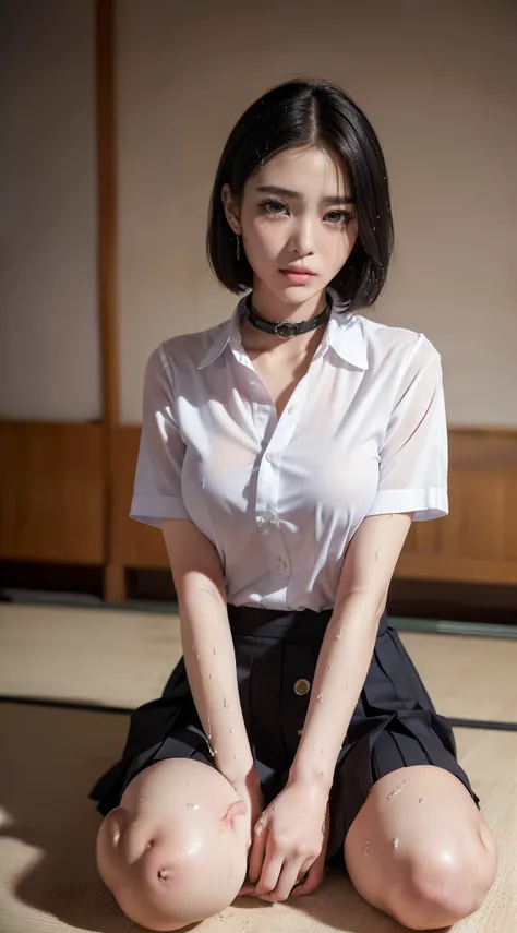 {(masutepiece) (8K High Resolution) (top-quality) (ultra-definition) (A hyper-realistic) (a beauty girl) (Raw photography) (Photorealsitic) (The most beautiful face) (perfect bodies) (Five Fingers) (9th class) (sixteen years old) (Korea person) (full body ...