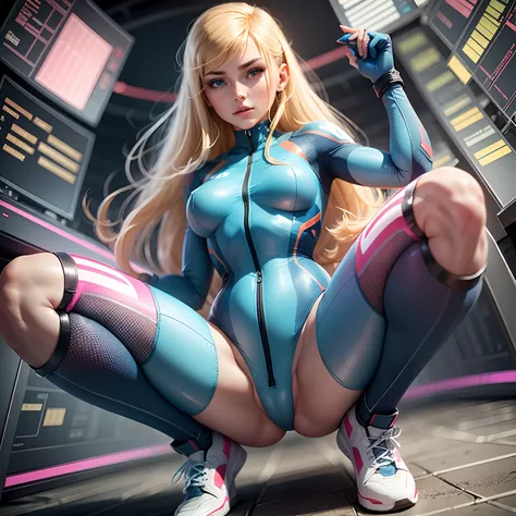 Samus Aran, zero suit, semi