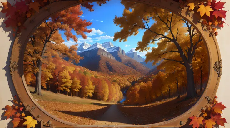 (masterpiece, best quality, high quality, highres:1.4), a stunning and extremely detailed illustration of autumn