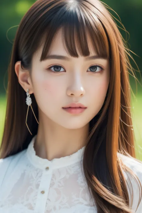 (((​masterpiece))), top-quality, Extremely detailed, Detailed background, Very beautiful girl, japanese, 12 yo,  Detailed face, bangs, (Full body:1.3), (random hairstyles :1.2), (Young Face), (Perfect body:1.1), blouse, Summer, in 8K, Wallpaper, amazing, f...