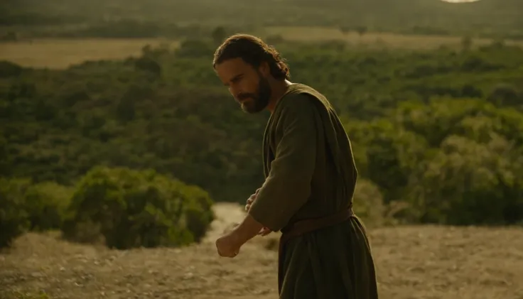 Jesus viu Natanael que vinha para ele e comentou:
"Here comes a real Israelite,
um homem sem falsidade".
Natanael perguntou:
"De onde me conheces?"
Jesus respondeu:
"Antes que Filipe te chamasse,
enquanto estavas debaixo da figueira,
eu te vi".