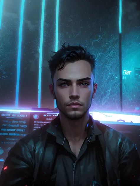 Change backgrounds  cyberpunk handsome boy,  realistic face, 8k, ultra realistic