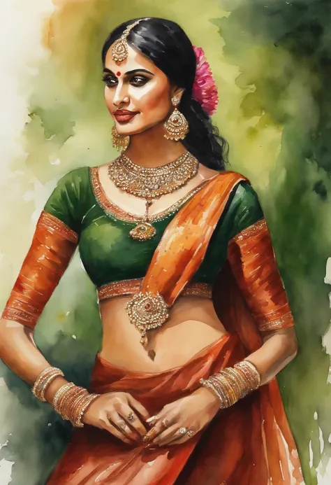 (masterpiece, best quality, realistic),
1girl, background, indian dress, dancing, intricate, dark green dress, gold, indian palace, india, indian person, banquet, crowd, picking up skirt, darker skin,
[slight smile],