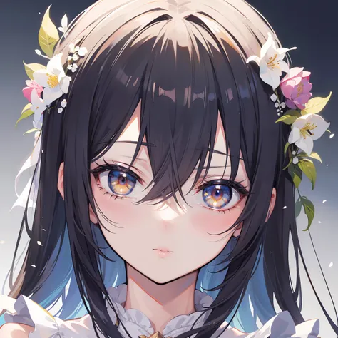 (masterpiece), best quality, beautiful detailed hair detailed face, ultra high res, sharp focus, Satsuki Hoshino