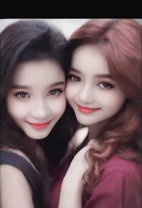 ((( 2 girls, 16 years old))) ultra realistic, cute smile, beautiful face