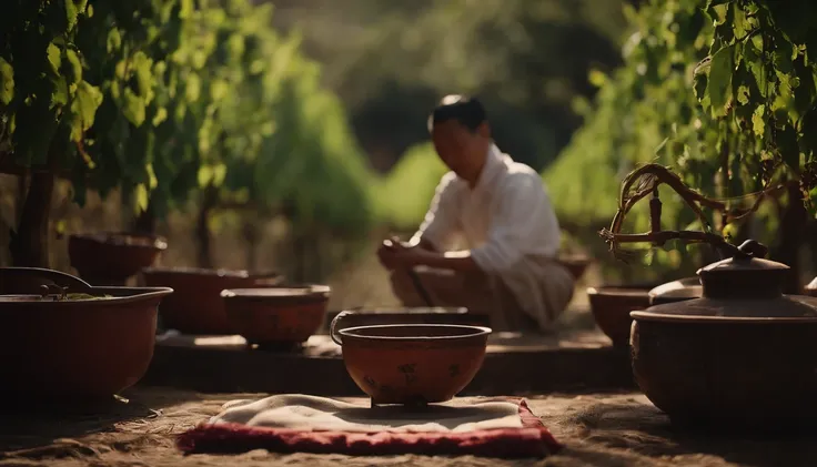 Traditional Chinese winemaking techniques，Irrigation altar