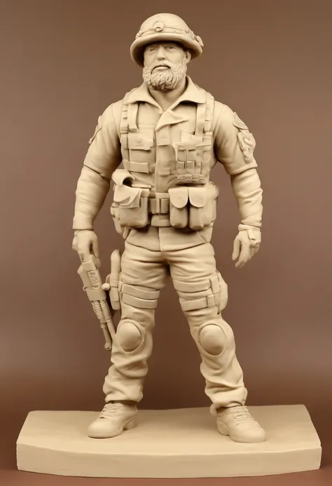 navy seal, Clay material