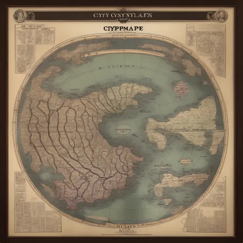 Old cryptic map leading to an unknown place