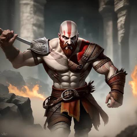 Kratos God of war, video game character