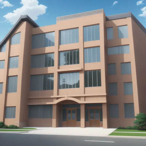 Anime school building