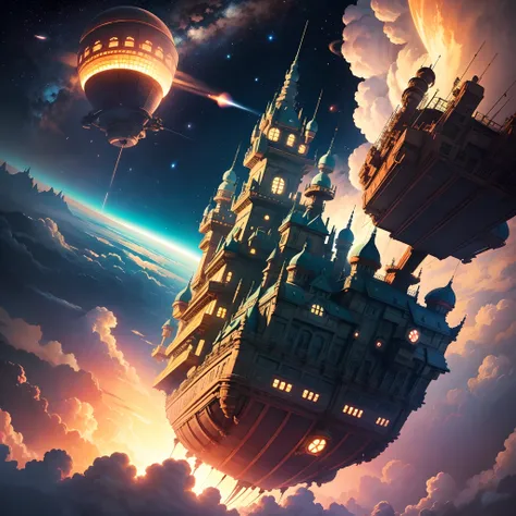 Huge moving castle，Tiangong Space Station