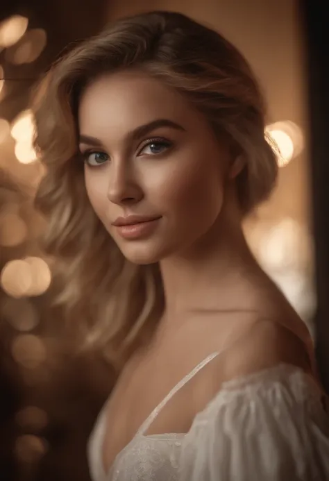 RAW, analog, Nikon Z 85mm,((best quality)), ((masterpiece)), ((realistic)), blond, full body shot, 18 year old, in a club, wearing a sexy black dress, smile with teeth showing, highly detailed, professional, 4k, stunning brown eyes, petite,strong chin big ...