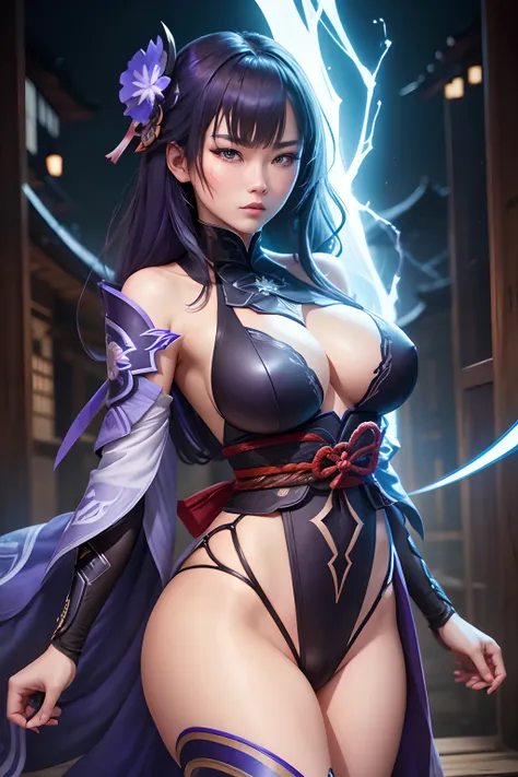 sexy Raiden Shogun from genshin impact