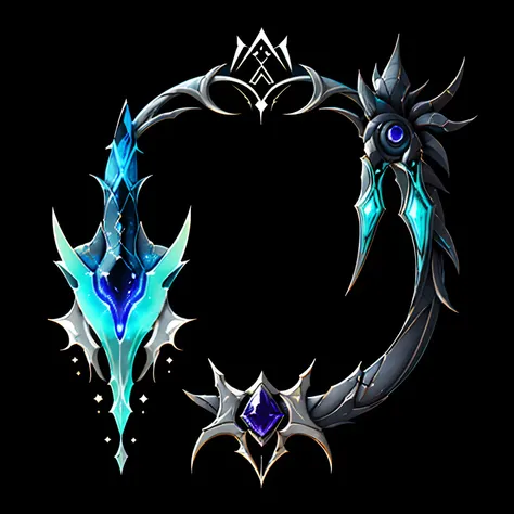 2dicon Warframe clan emblem, particles, sci-fi, fantasy