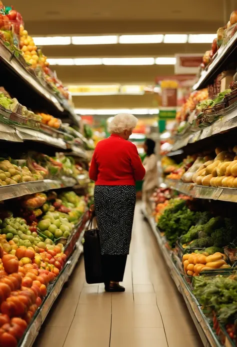 The elderly do not pay with their mobile phones when they buy things in the supermarket